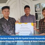 Santunan Qurban Kaleng UIN-QU Syahid Untuk Masyarakat Dhuafa