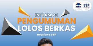 Informasi Pengumuman Lolos Berkas Beasiswa STF Semester Ganjil 2024
