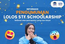 Informasi Pengumuman Lolos STF Scholarship Semester Ganjil 2024