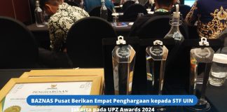 BAZNAS Pusat Berikan Empat Penghargaan kepada STF UIN Jakarta pada UPZ Awards 2024