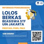 Informasi Pengumuman Lolos Berkas Beasiswa STF Semester Genap 2025