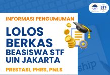 Informasi Pengumuman Lolos Berkas Beasiswa STF Semester Genap 2025