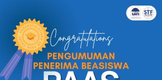 Pengumuman Penerima Beasiswa PAAS 2025