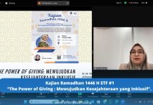 Kajian Ramadhan 1446 H STF #1 : “The Power of Giving : Mewujudkan Kesejahteraan yang Inklusif”