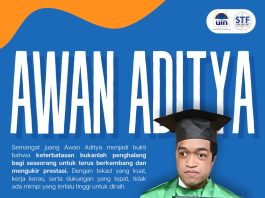 Sosok Awan Aditya, Pengukir Kesuksesan di tengah Keterbatasan