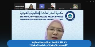 Kajian Ramadhan 1446 H STF #3 : “Wakaf Sosial vs Wakaf Produktif”