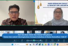 STF UIN Jakarta Ajak Masyarakat Sambut Hari Gerakan Zakat & Wakaf UIN Jakarta