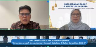 STF UIN Jakarta Ajak Masyarakat Sambut Hari Gerakan Zakat & Wakaf UIN Jakarta