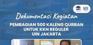 STF Salurkan 500 Kaleng UIN-Qu Syahid Untuk KKN Reguler UIN Jakarta 2025
