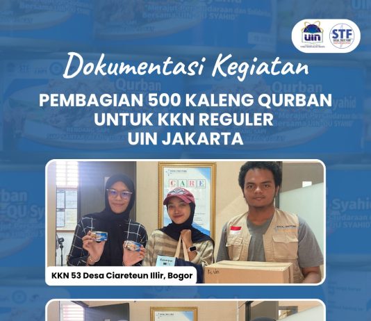 STF Salurkan 500 Kaleng UIN-Qu Syahid Untuk KKN Reguler UIN Jakarta 2025