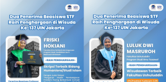 Dua Srikandi Penerima Beasiswa STF Raih Penghargaan Wisudawan dan Skripsi Terbaik