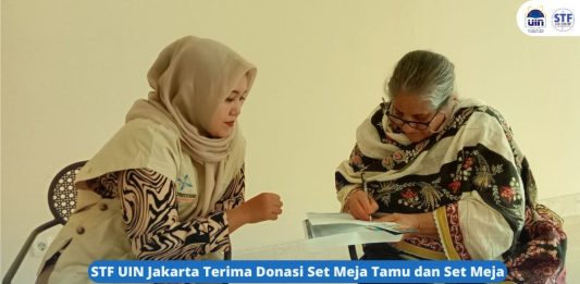 STF UIN Jakarta Terima Donasi Set Meja Tamu dan Set Meja Makan untuk Fasilitas Rumah Pemberdayaan CERCONDESO