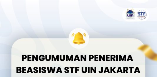 Pengumuman Hasil Seleksi Beasiswa STF UIN Jakarta Semester Ganjil 2025