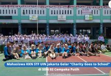 Mahasiswa KKN STF UIN Jakarta Gelar “Charity Goes to School” di SDN 02 Cempaka Putih