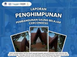 Laporan Penghimpunan Pembangunan Saung Belajar