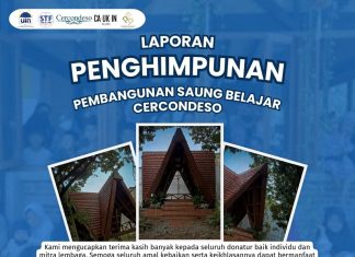Laporan Penghimpunan Pembangunan Saung Belajar