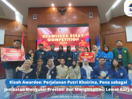 Kisah Awardee: Perjalanan Putri Khoirina, Pena sebagai Jembatan Mengukir Prestasi dan Menginspirasi Lewat Karya