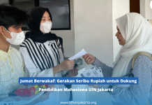 Jumat Berwakaf: Gerakan Seribu Rupiah untuk Dukung Pendidikan Mahasiswa UIN Jakarta