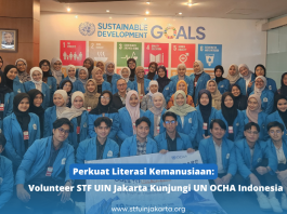 Perkuat Literasi Kemanusiaan: Volunteer STF UIN Jakarta Kunjungi UN OCHA Indonesia
