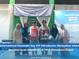 International Volunteer Day STF UIN Jakarta: Merayakan Inklusi Bersama Anak Disabilitas di YPLB Nusantara Depok