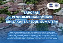 Laporan Penghimpunan Donasi UIN Jakarta Peduli Sumatera
