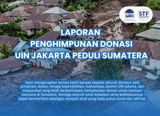 Laporan Penghimpunan Donasi UIN Jakarta Peduli Sumatera