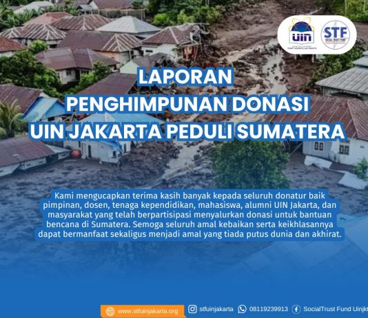 Laporan Penghimpunan Donasi UIN Jakarta Peduli Sumatera