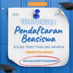 STF UIN Jakarta Resmi Buka Pendaftaran Beasiswa Semester Genap 2025/2026