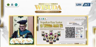 Wisuda ke-139 UIN Jakarta, Rektor Ajak Wisudawan Berpartisipasi dalam Donasi Beasiswa STF