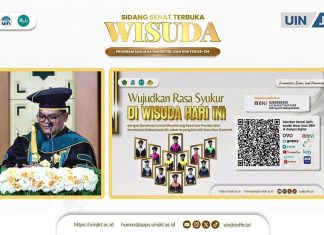 Wisuda ke-139 UIN Jakarta, Rektor Ajak Wisudawan Berpartisipasi dalam Donasi Beasiswa STF