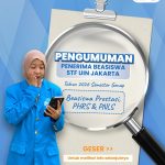 Pengumuman Penerima Beasiswa STF UIN Jakarta Semester Genap 2026