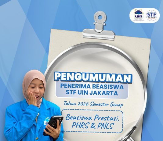 Pengumuman Penerima Beasiswa STF UIN Jakarta Semester Genap 2026
