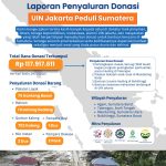 UIN Jakarta Salurkan Donasi Rp117 Juta untuk Korban Bencana di Sumatera