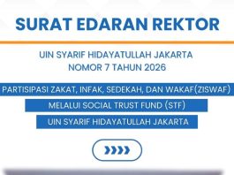 UIN Jakarta Terbitkan Edaran Partisipasi ZISWAF Melalui Lembaga Social Trust Fund