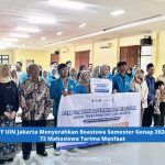 STF UIN Jakarta Menyerahkan Beasiswa Semester Genap 2026, 73 Mahasiswa Terima Manfaat