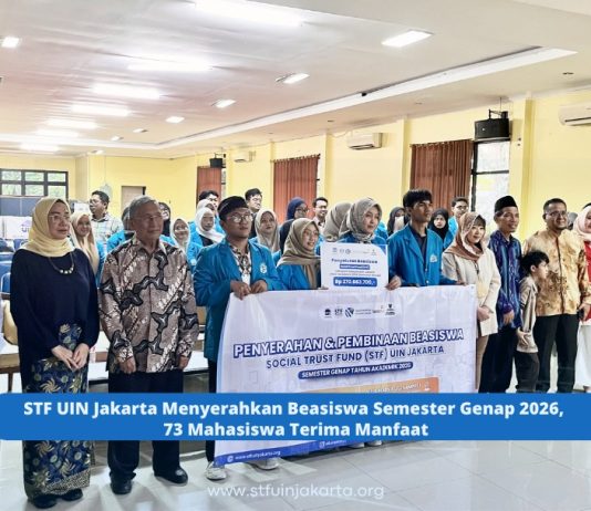 STF UIN Jakarta Menyerahkan Beasiswa Semester Genap 2026, 73 Mahasiswa Terima Manfaat