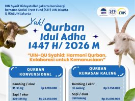 UIN-QU Syahid 2026, STF UIN Jakarta Ajak Masyarakat Berqurban untuk Perluas Manfaat Kemanusiaan