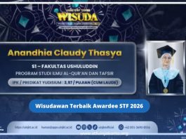 Awardee STF Raih Predikat Wisudawan Terbaik UIN Jakarta: Anandhi Claudy Tasya Buktikan Prestasi dan Kebermanfaatan Bisa Berjalan Bersama