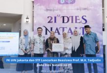 FK UIN Jakarta dan STF Luncurkan Beasiswa Prof. M.K. Tadjudin pada Dies Natalis ke-21
