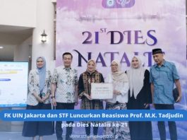 FK UIN Jakarta dan STF Luncurkan Beasiswa Prof. M.K. Tadjudin pada Dies Natalis ke-21