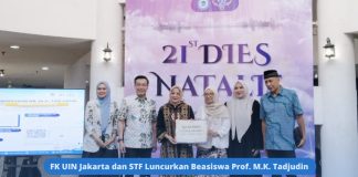 FK UIN Jakarta dan STF Luncurkan Beasiswa Prof. M.K. Tadjudin pada Dies Natalis ke-21