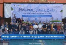 UIN-QU Syahid 1447 H Perkuat Sinergi Qurban untuk Kemanusiaan
