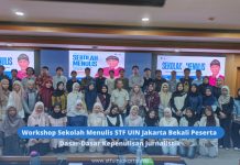 Workshop Sekolah Menulis STF UIN Jakarta Bekali Peserta Dasar-Dasar Kepenulisan Jurnalistik
