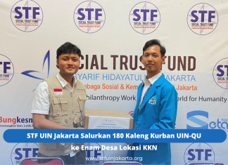 STF UIN Jakarta Salurkan 180 Kaleng Kurban UIN-QU ke Enam Desa Lokasi KKN