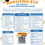 Pendaftaran Beasiswa STF UIN Jakarta Semester Ganjil 2026 Resmi Dibuka