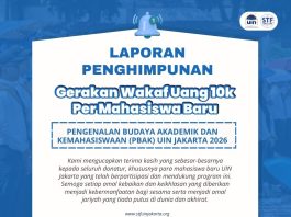 Laporan Penghimpunan Wakaf Uang PBAK UIN Jakarta 2026