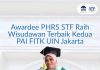 Awardee PHRS STF Raih Wisudawan Terbaik Kedua PAI FITK UIN Jakarta