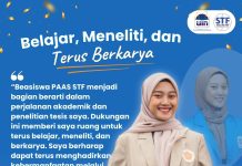Dari UIN Jakarta ke UGM, Awardee PAAS STF Terus Berkarya