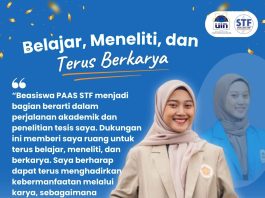 Dari UIN Jakarta ke UGM, Awardee PAAS STF Terus Berkarya