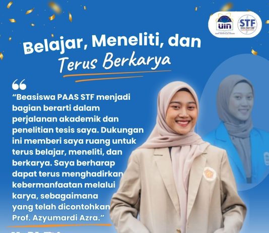 Dari UIN Jakarta ke UGM, Awardee PAAS STF Terus Berkarya